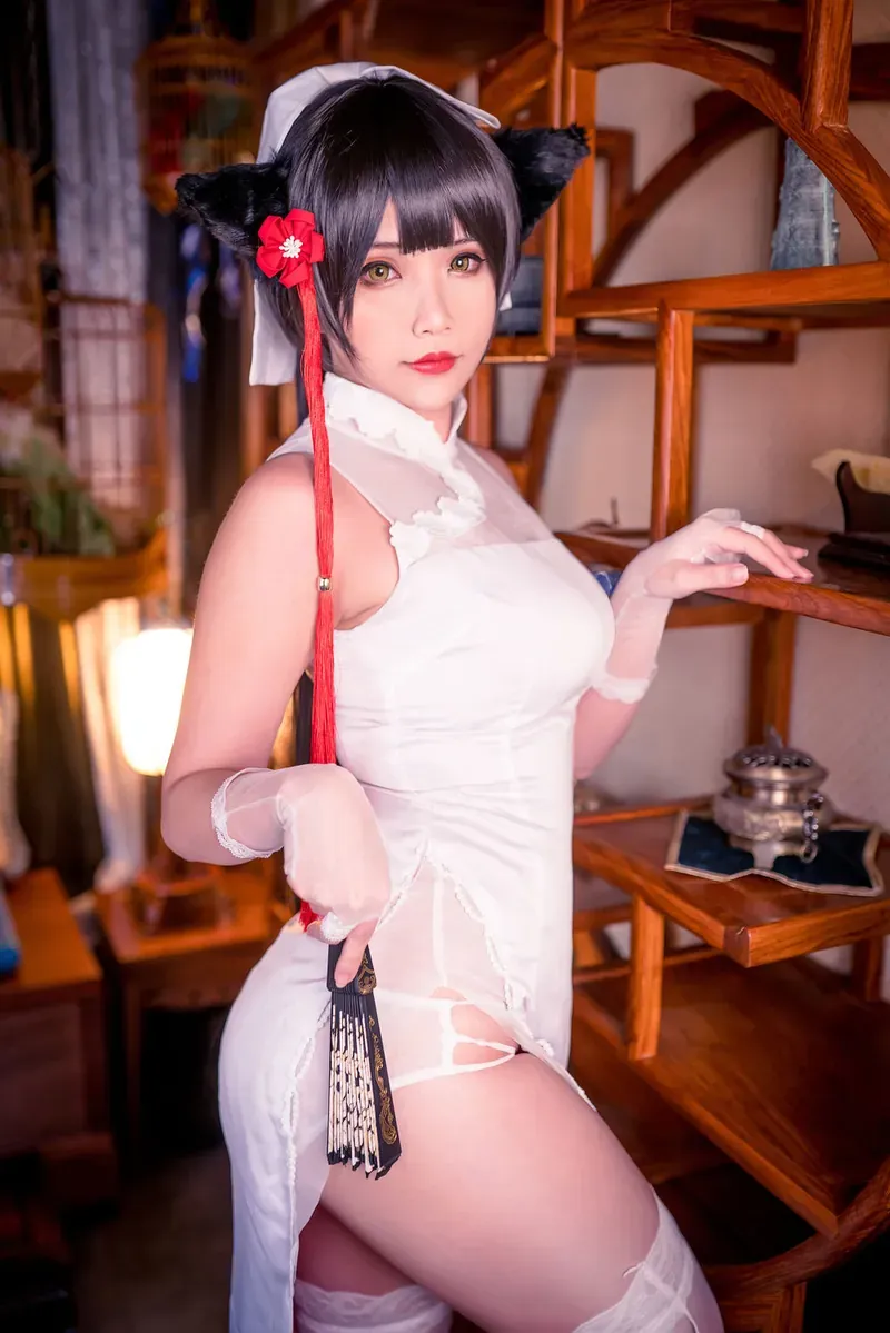 Hana Bunny 白色服装室内角色造型