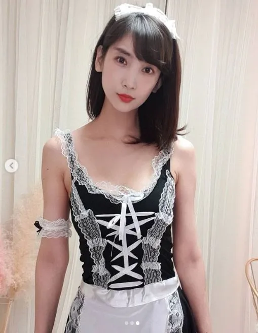 leezy cosplay海外 leezy黑色服装造型视觉照片