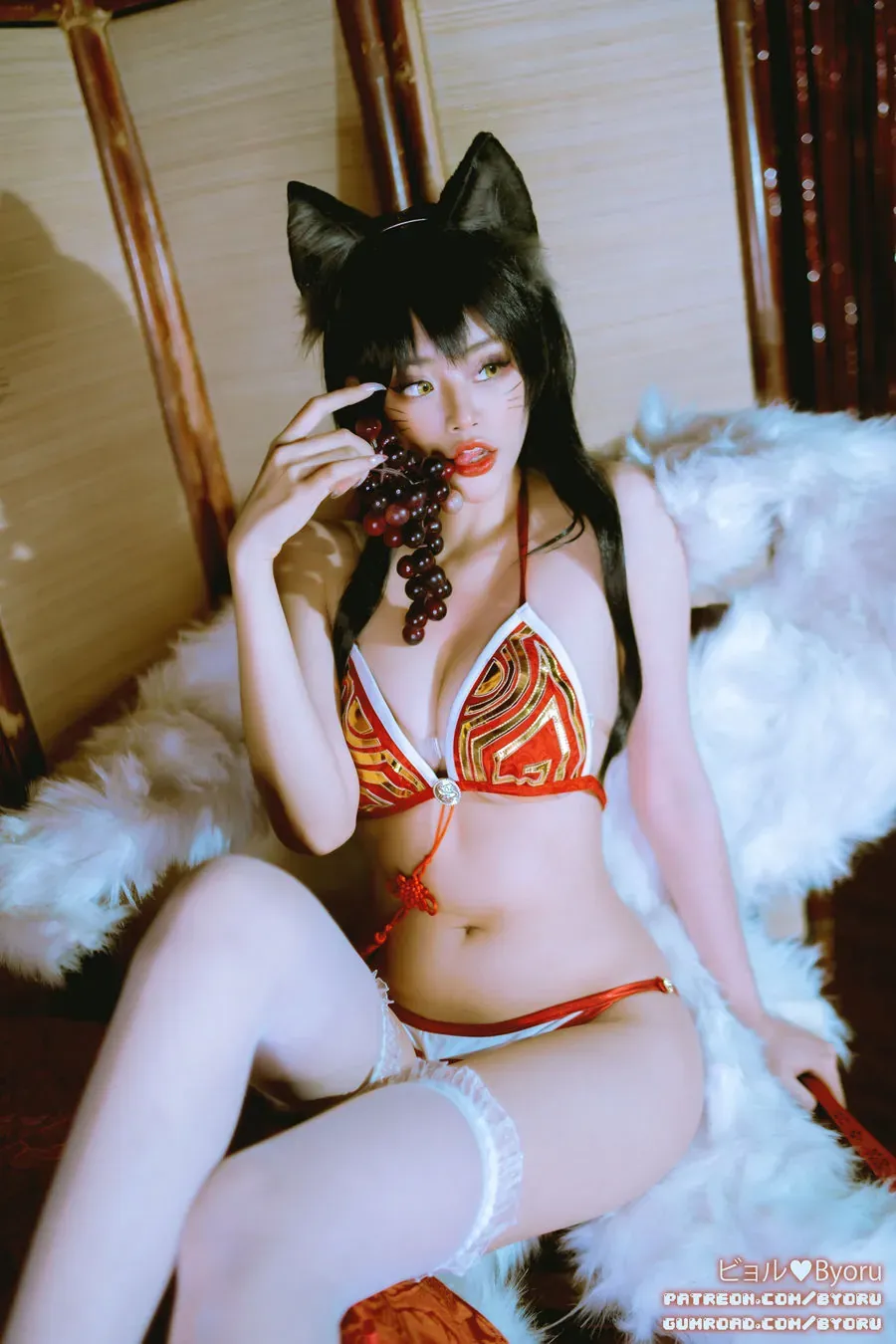 Byoru cosplay作品合集与海外Coser Byoru黑猫风格Cosplay造型照片