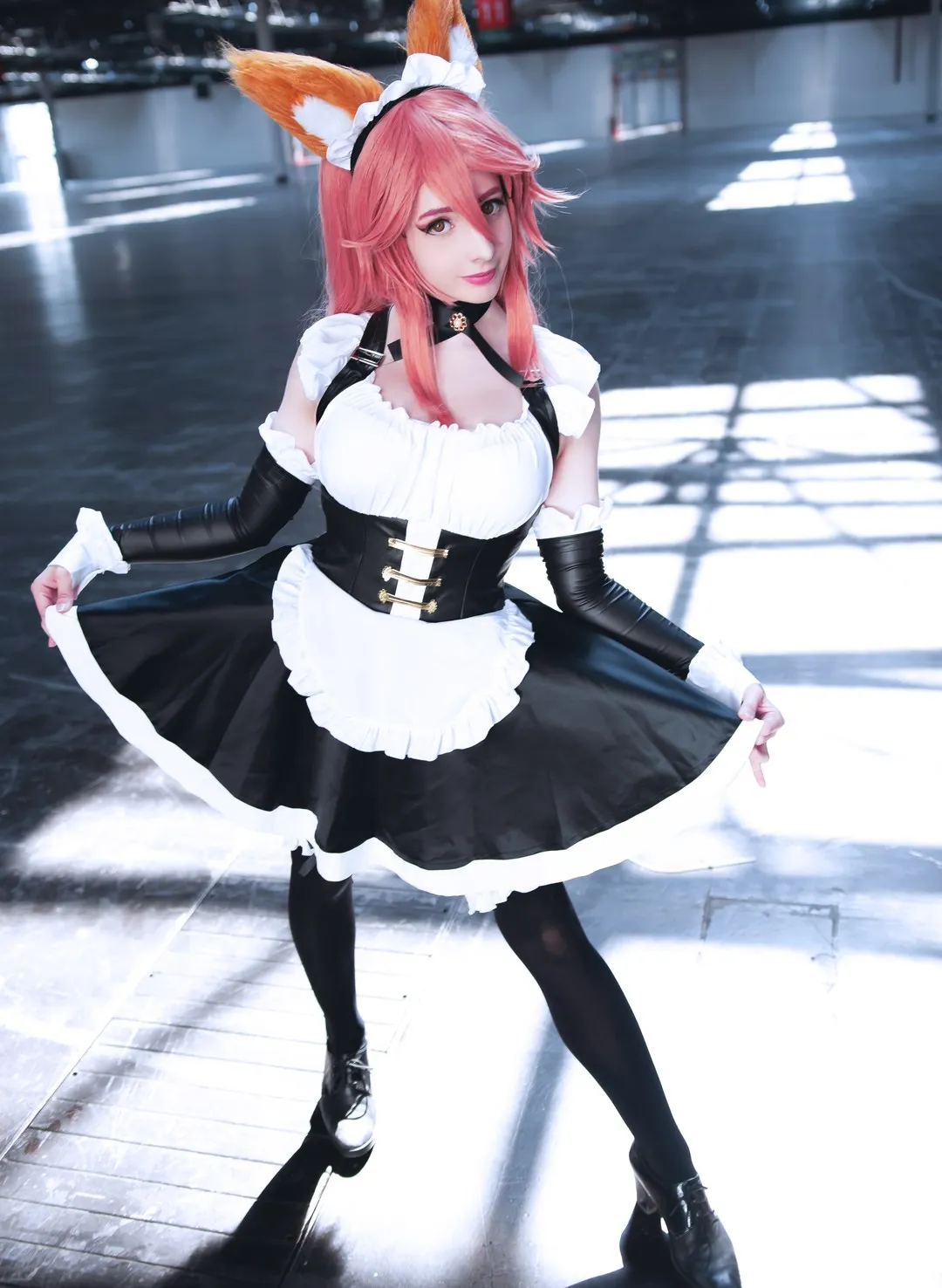 MikomiHokina海外Coser MikomiHokina彩色假发Cosplay服装造型