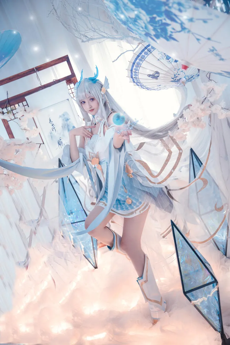 luisa_零纱 cosplay luisa_零纱蓝白幻想角色Cosplay造型照片