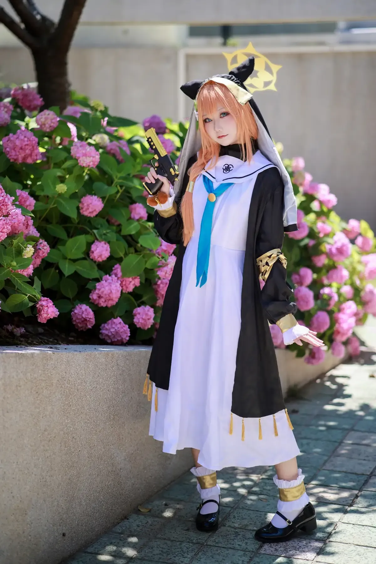 lunananya海外Coser lunananya 户外校园风角色cosplay照片