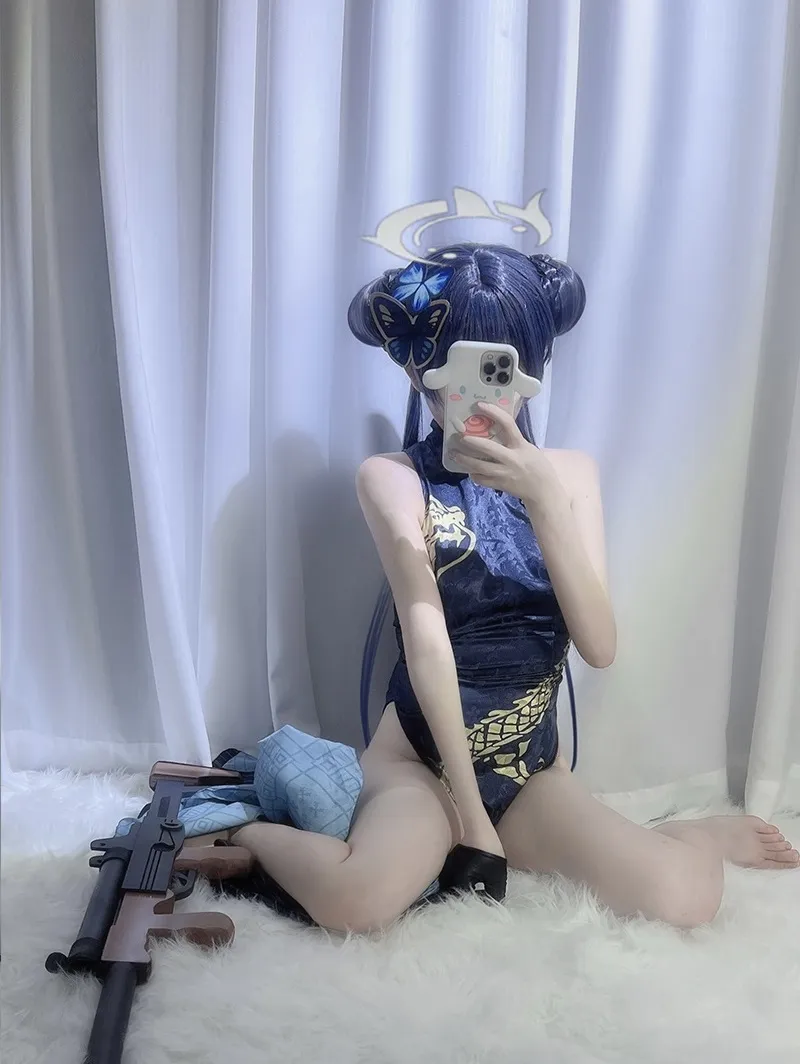 shibachipipa cosplay海外 shibachipipa深色服装与发型造型照片