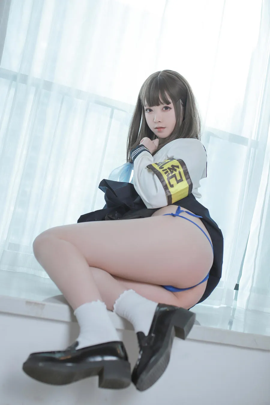 51酱 cosplay海外 51酱浅色背景Cosplay风格照片