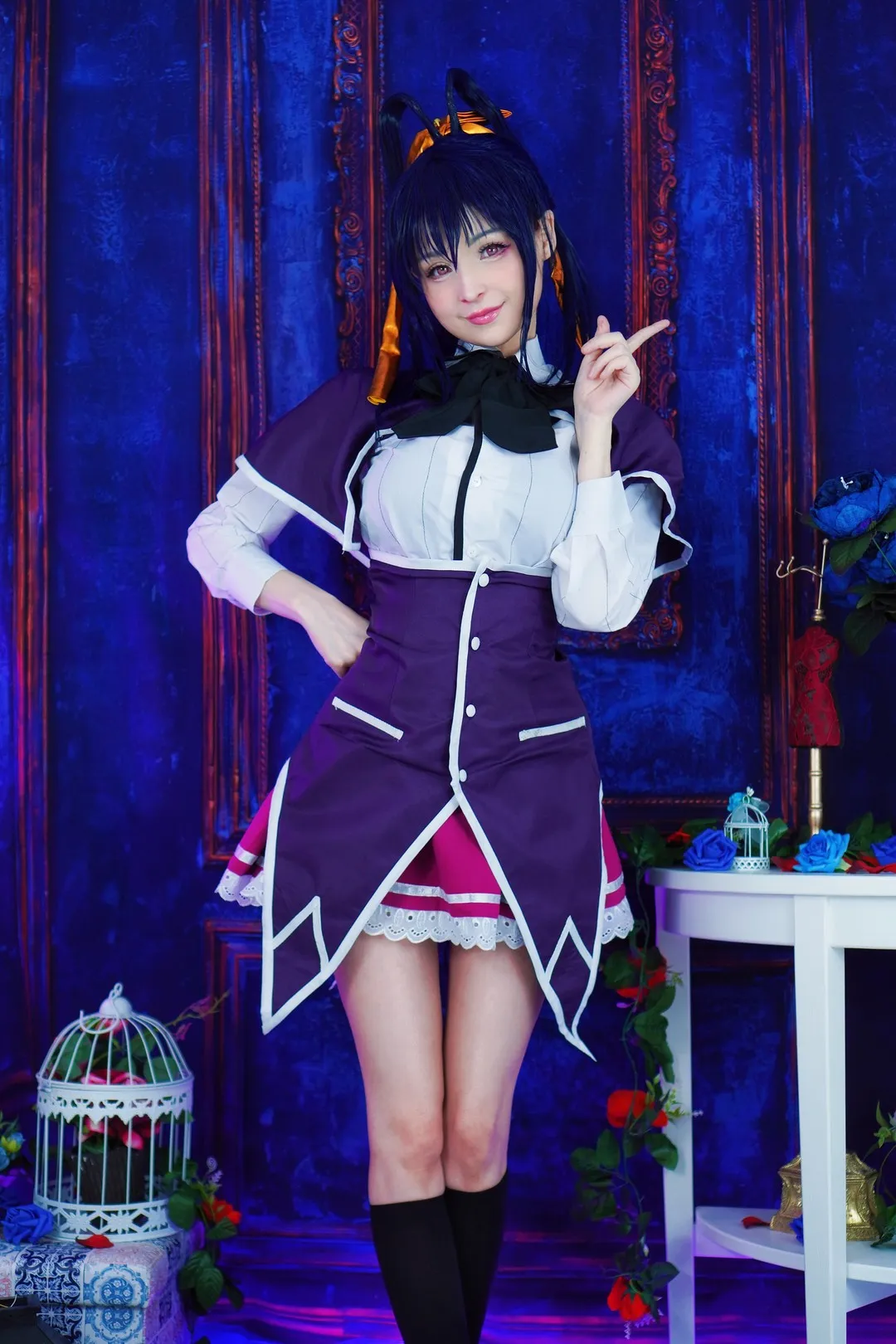 HidoriRose海外Coser HidoriRose角色Cosplay深色场景照片