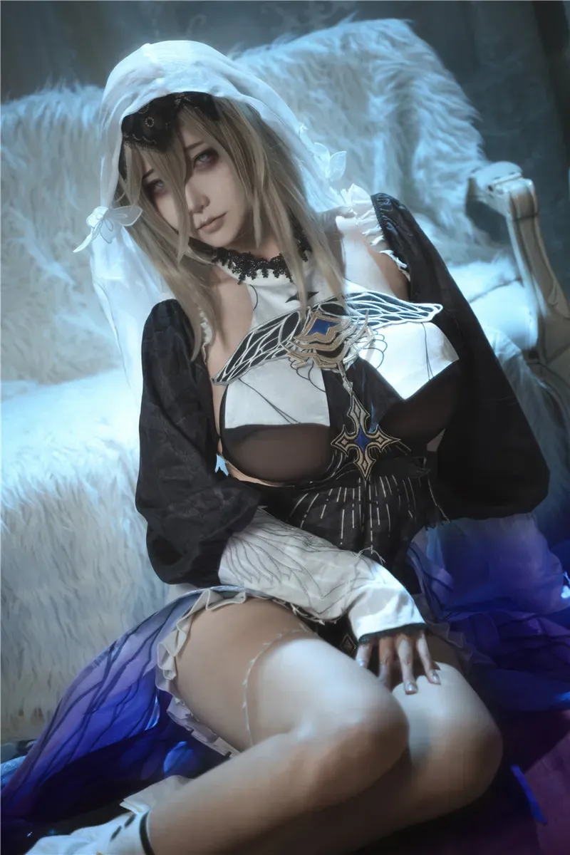 seya狮砸 cosplay海外 seya狮砸暗色幻想风格角色服饰照片