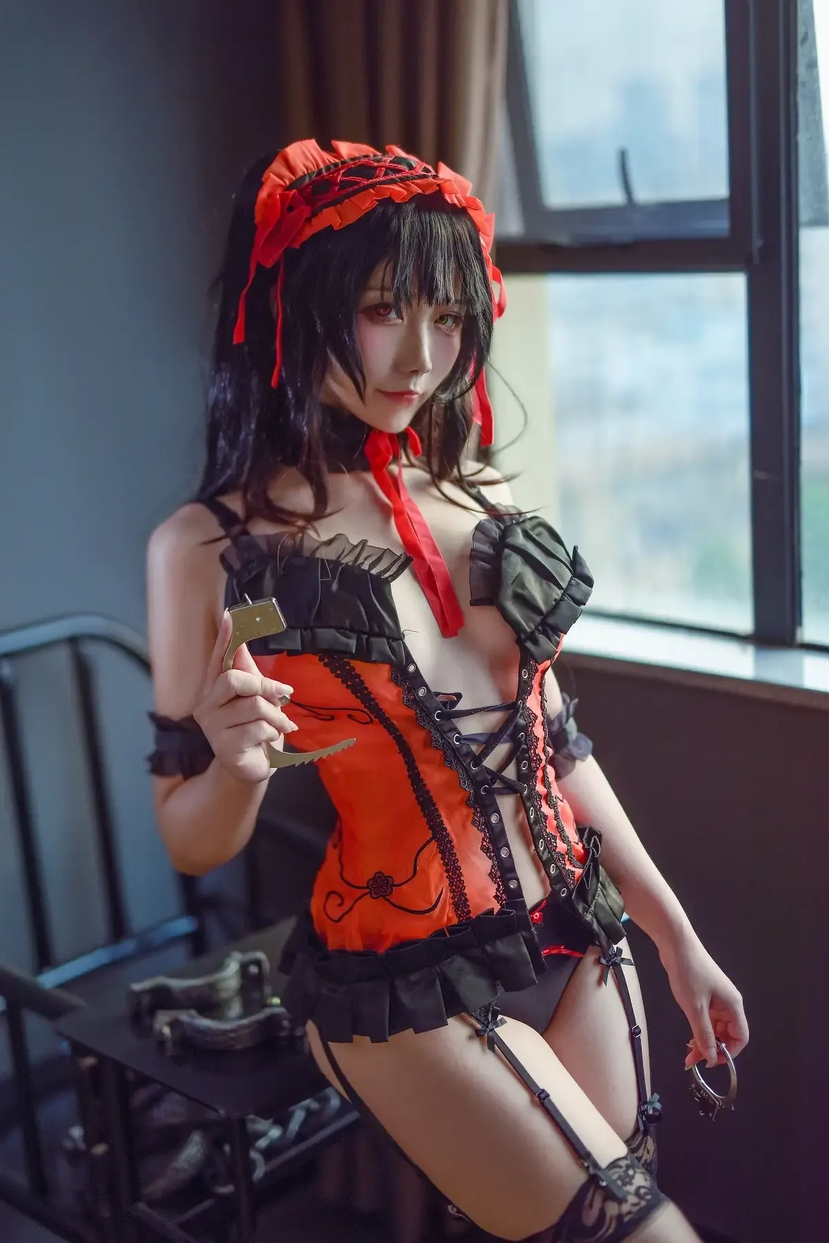 九曲jean cosplay与海外名称 九曲Jean黑红角色主题造型照片