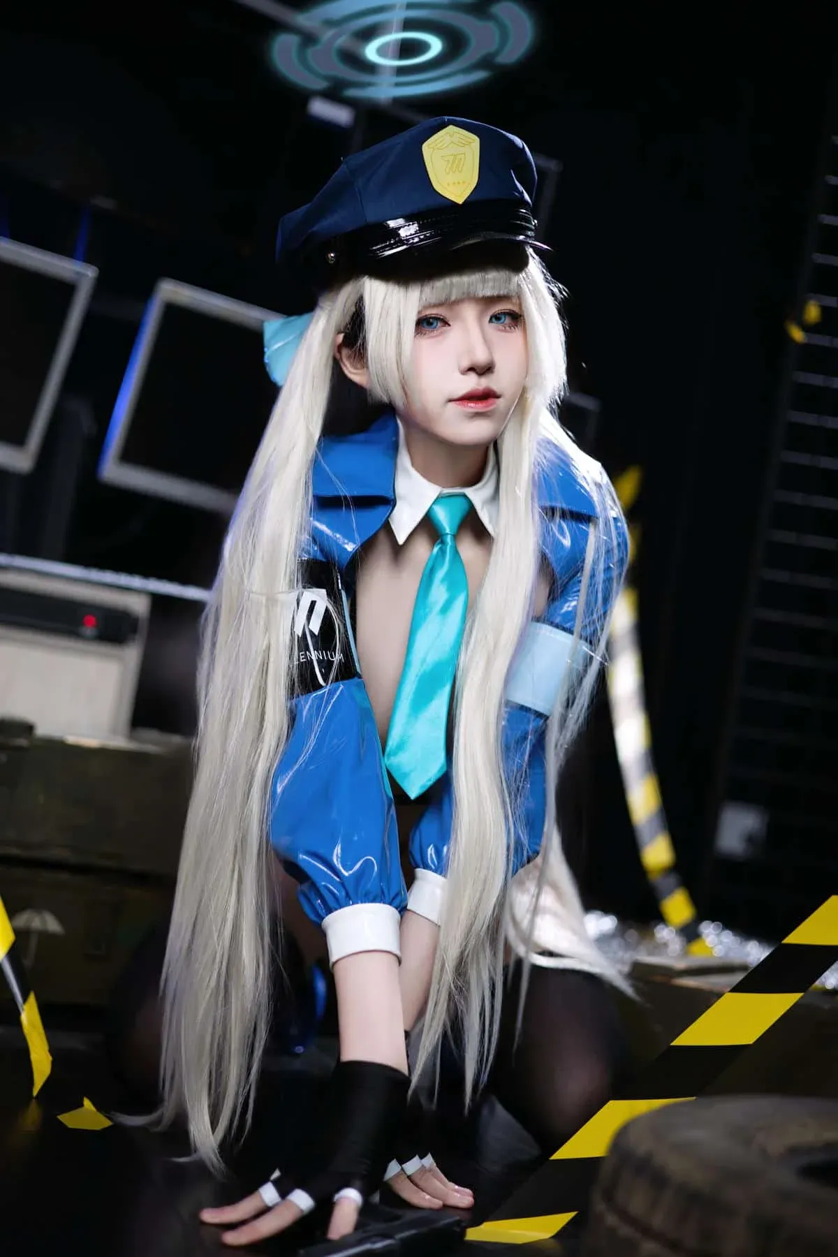 双木扶苏海外名称与作品 双木扶苏蓝白制服角色扮演造型