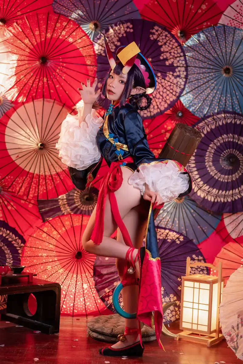 无影喵喵Ghost海外Coser 无影喵喵Ghost传统风格角色Cosplay场景照片